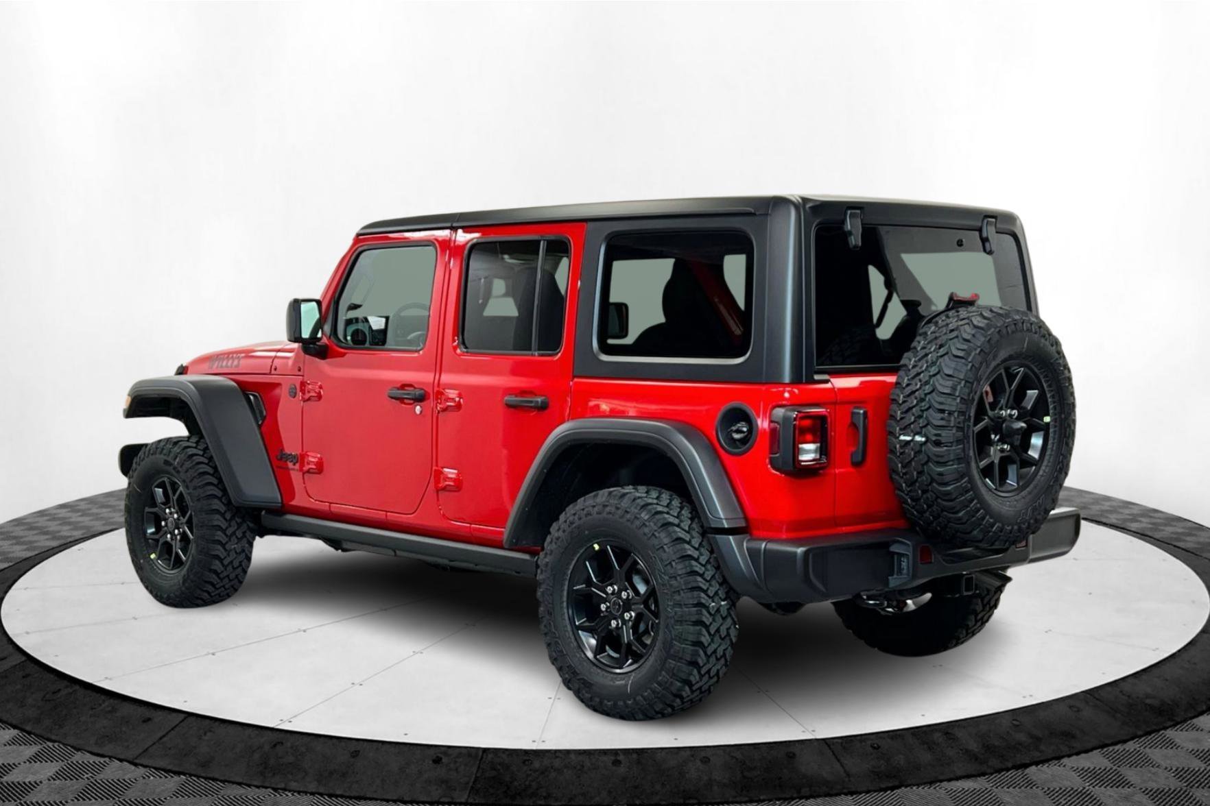 New 2026 Firecracker Red Clear-Coat Exterior Paint Jeep Willys image 3