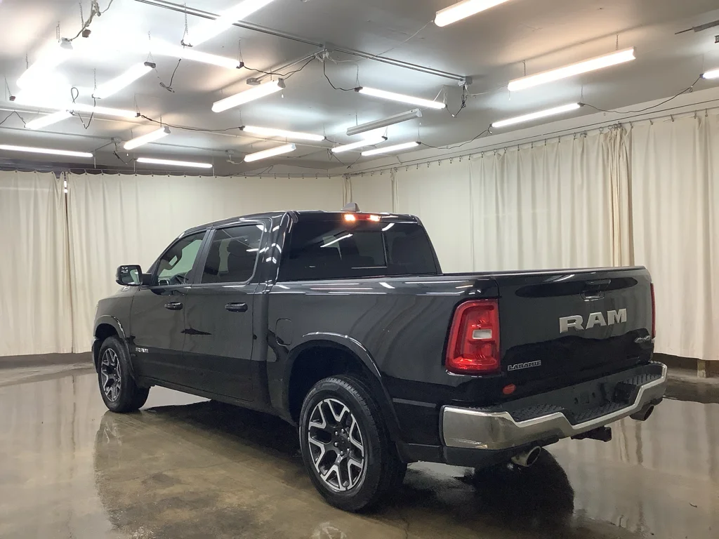 Used 2025 Diamond Black Crystal Pearlcoat Ram Laramie image 8