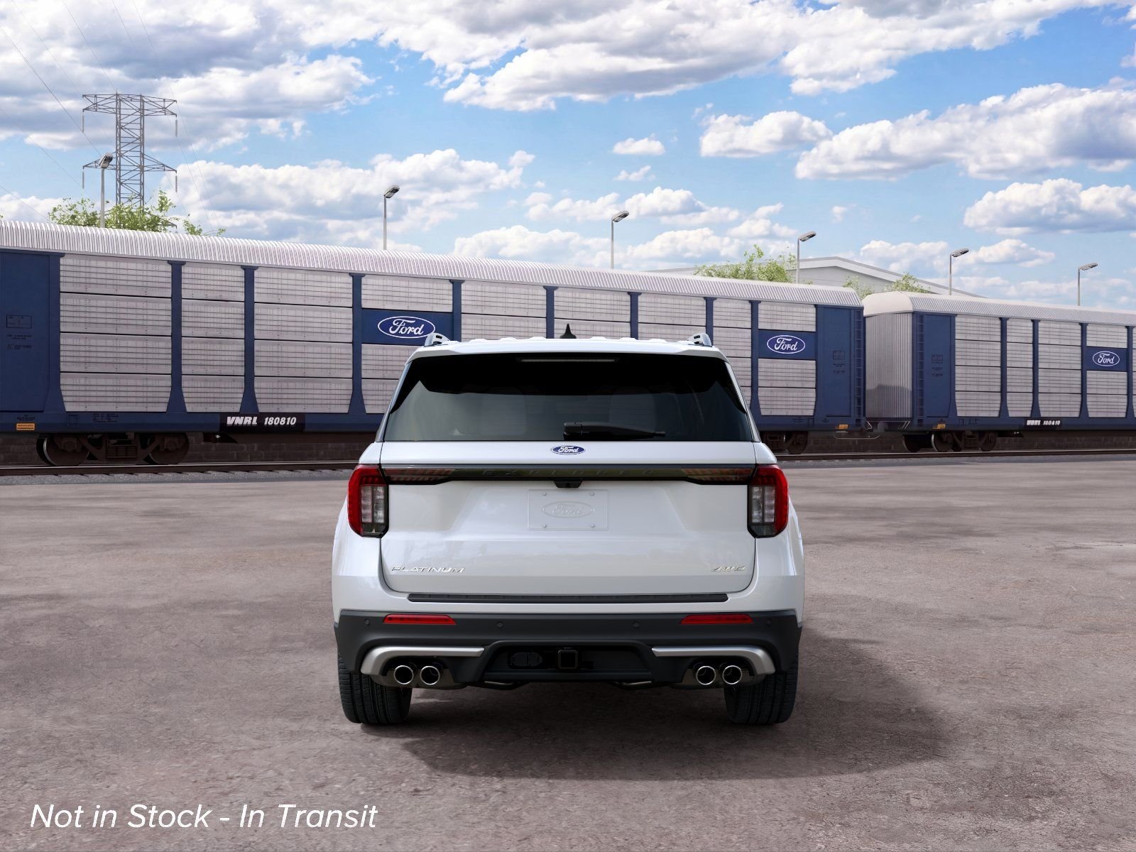 New 2027 White Metallic Ford Platinum image 5