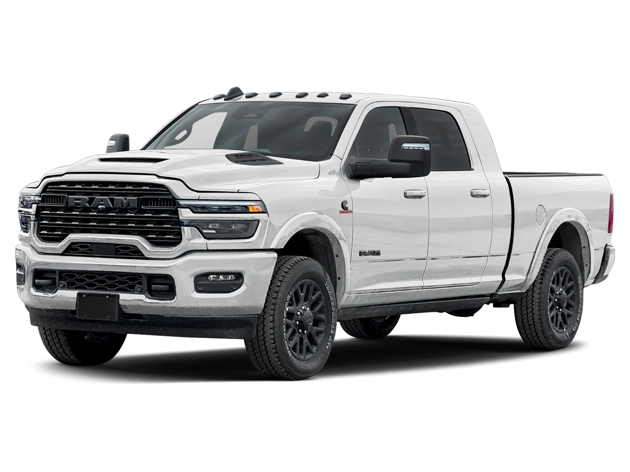 New 2027 Bright White Clear-Coat Paint Ram LIMITED MEGA CAB 4X4 image 1