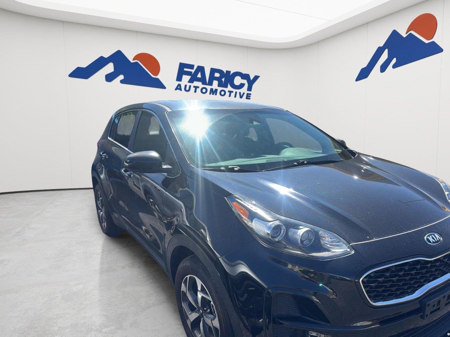 Used 2020 Black Cherry Kia LX image 2