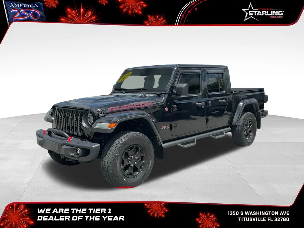 Used 2020 Black Jeep Rubicon image 1