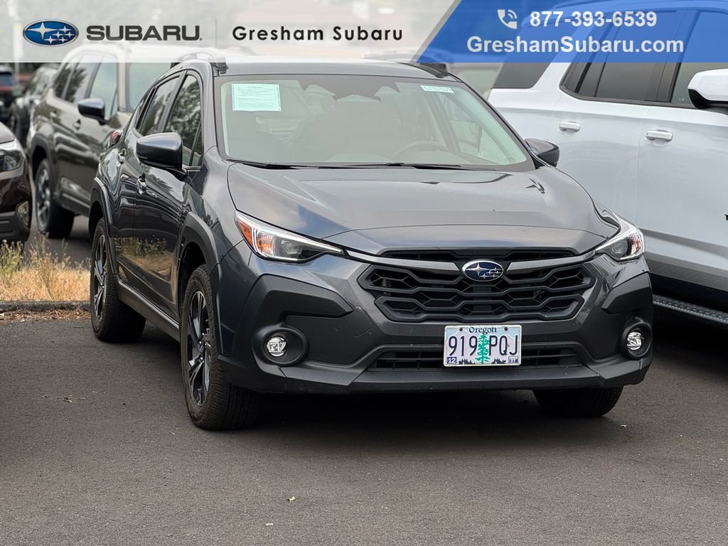 Used 2024 Magnetite Gray Metallic Subaru Premium image 1