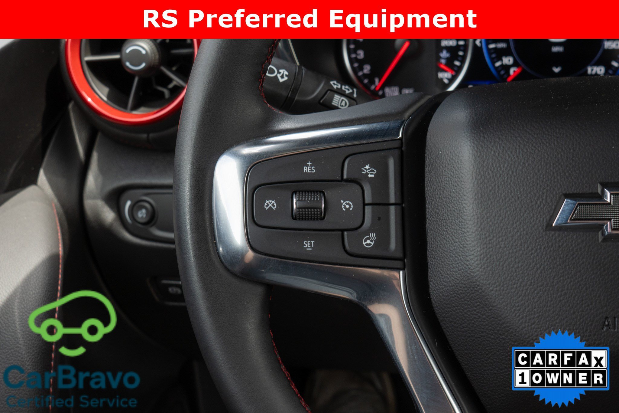 Used 2023 Radiant Red Tintcoat Chevrolet RS image 24