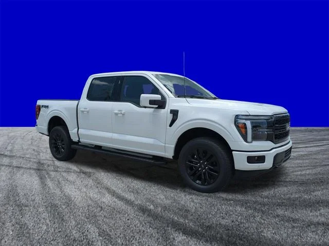 New 2026 Star White Metallic Tri-Coat Ford Lariat® image 2