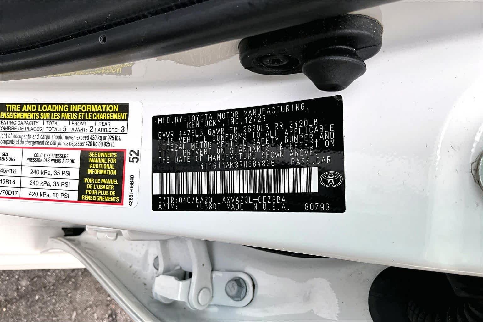Certified Used 2024 Ice Cap Toyota SE image 34