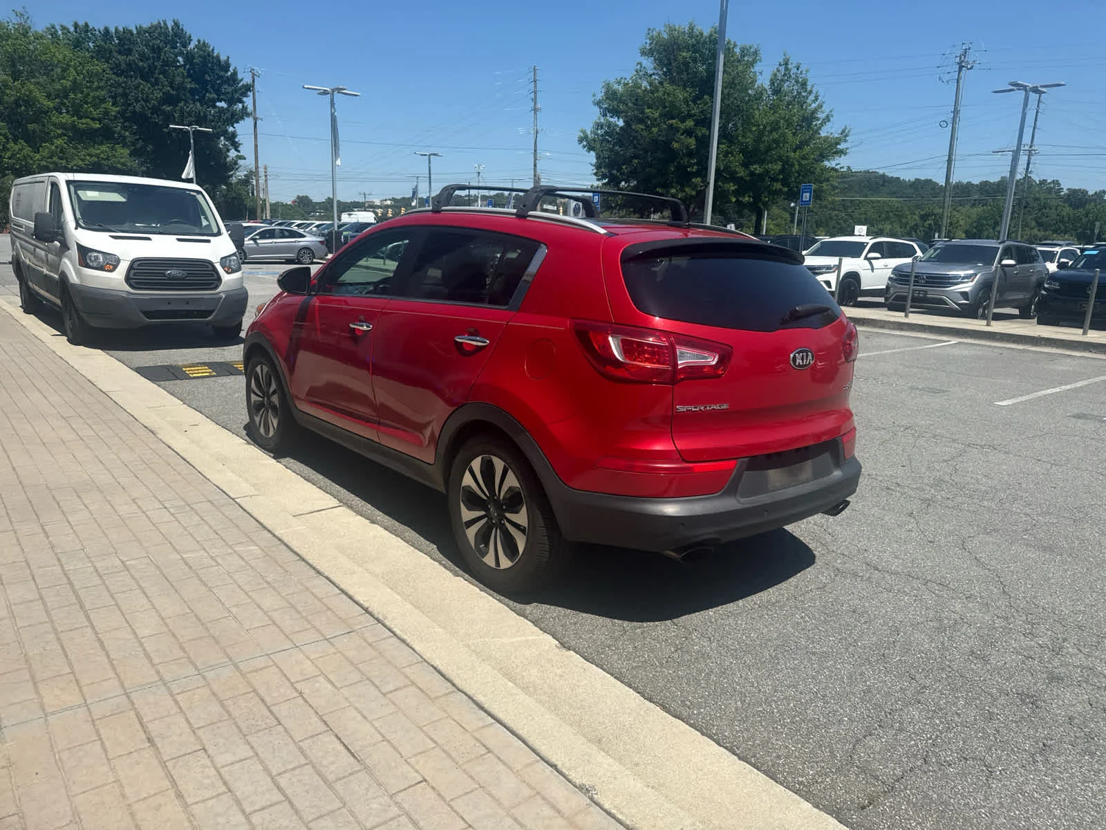 Used 2013 Signal Red Kia SX image 5