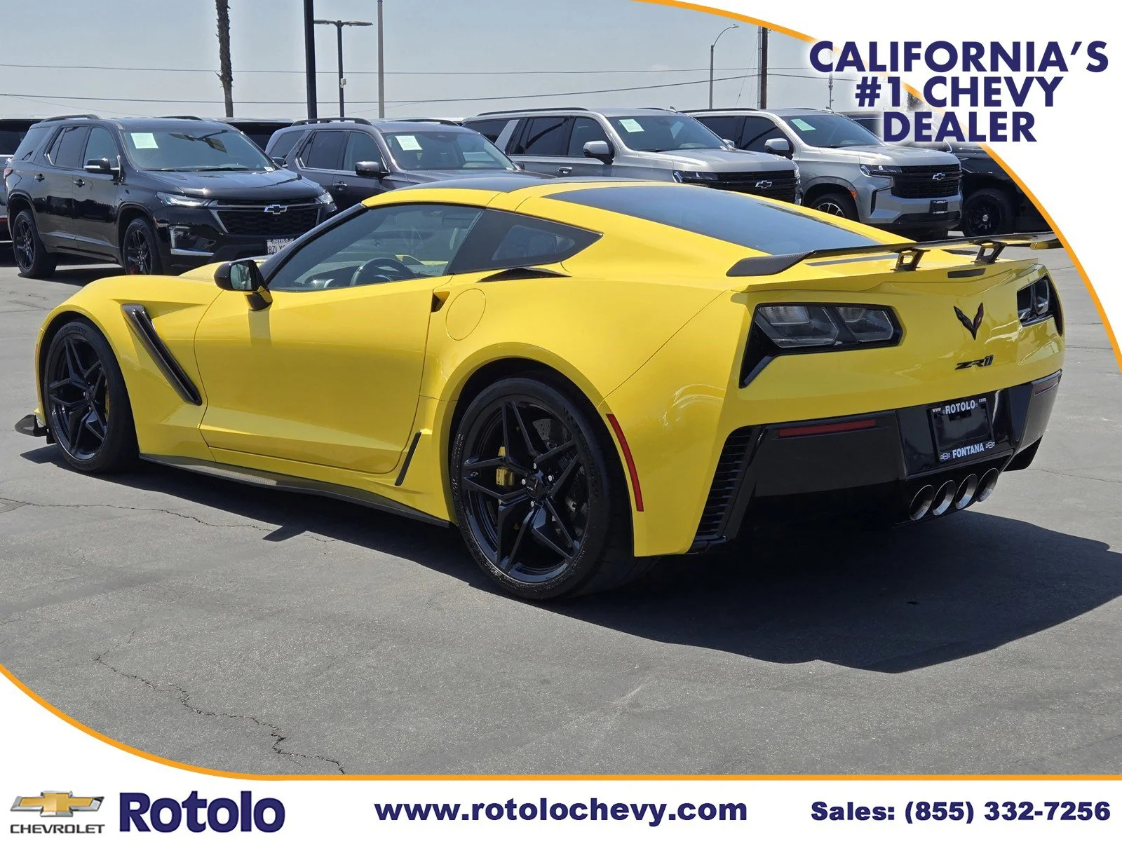 Used 2019 CORVETTE RACING YELLOW TINTCOAT Chevrolet ZR1 3ZR image 5