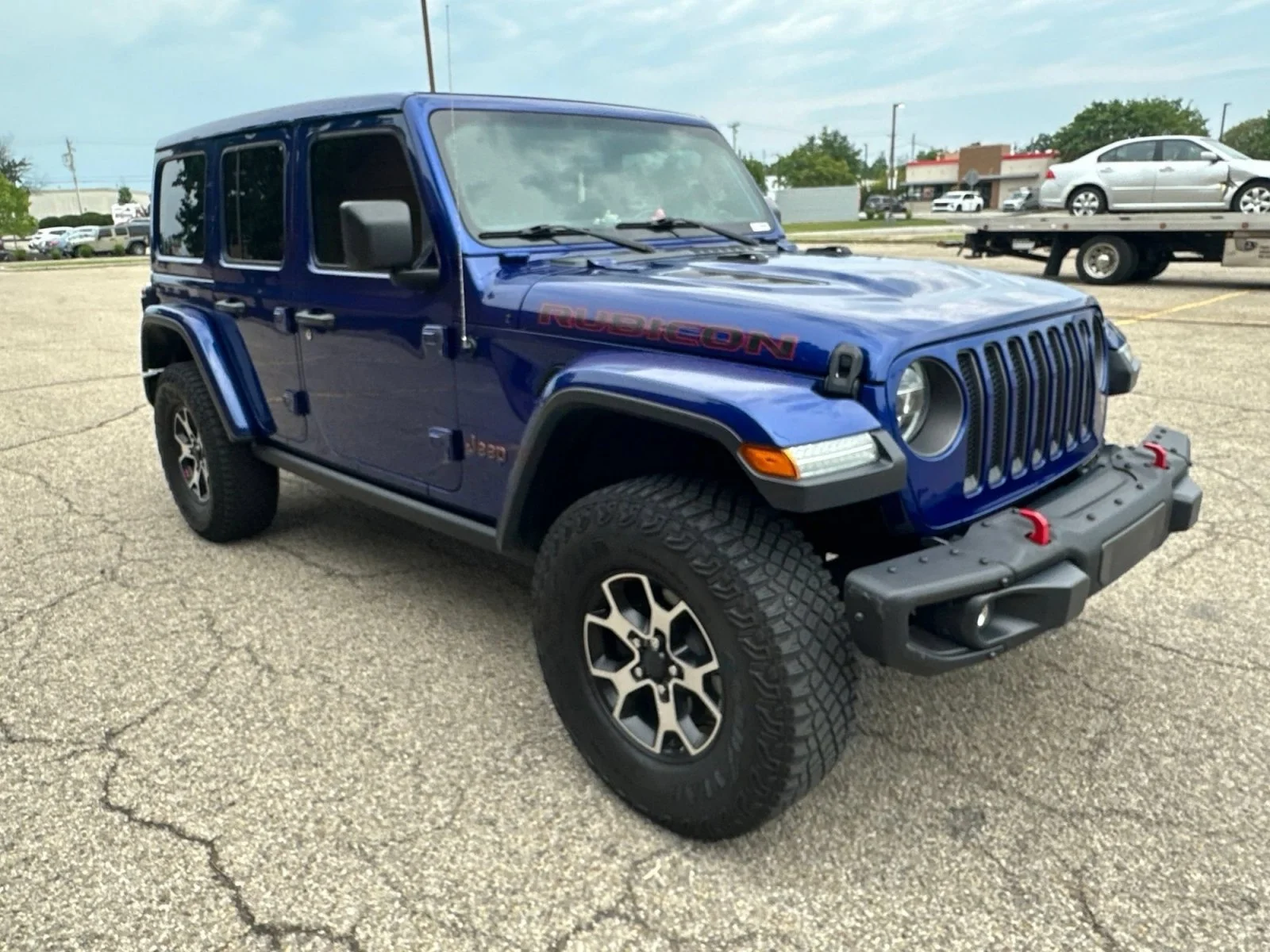 Used 2020 Ocean Blue Metallic Clearcoat Jeep Rubicon image 17