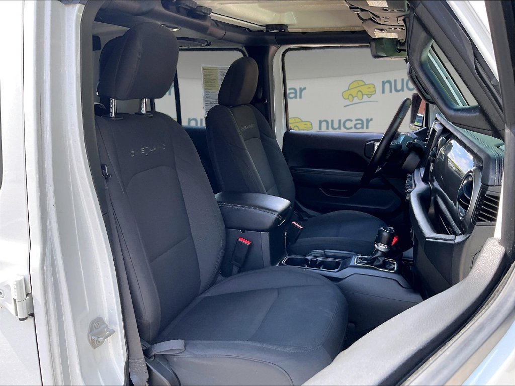 Used 2022 Bright White Clearcoat Jeep Overland image 11