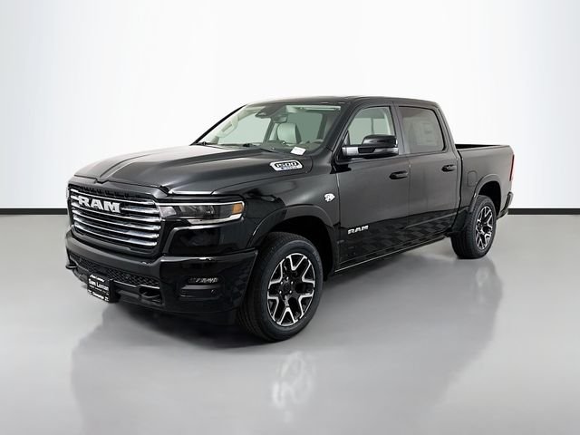 New 2026 Diamond Black Crystal Pearl-Coat Exterior Paint RAM Laramie image 3