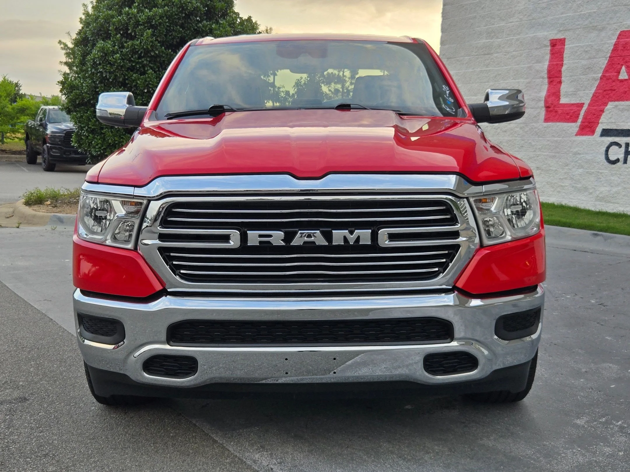 Used 2024 Flame Red Clearcoat Ram Laramie image 2
