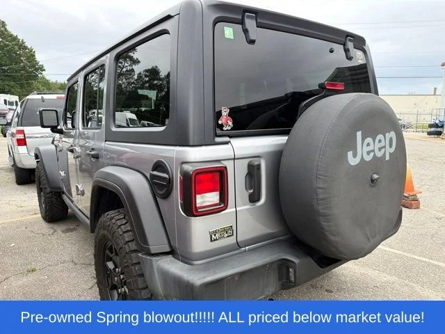 Used 2021 Silver Jeep Unlimited Sport S image 5