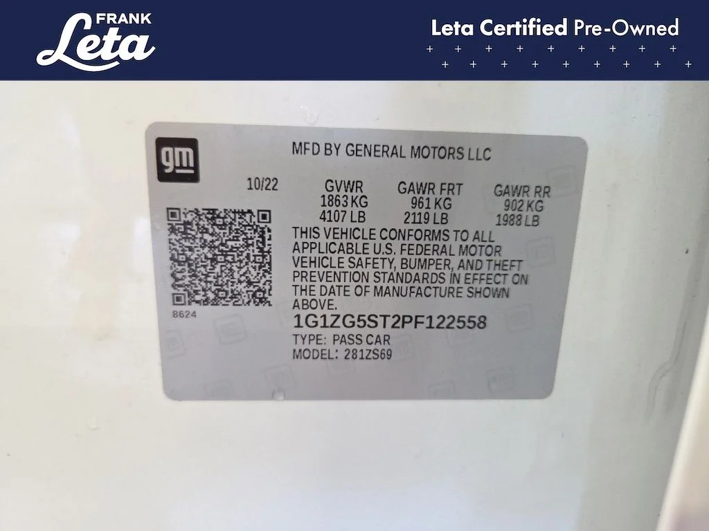 Certified Used 2023 White Chevrolet RS image 26