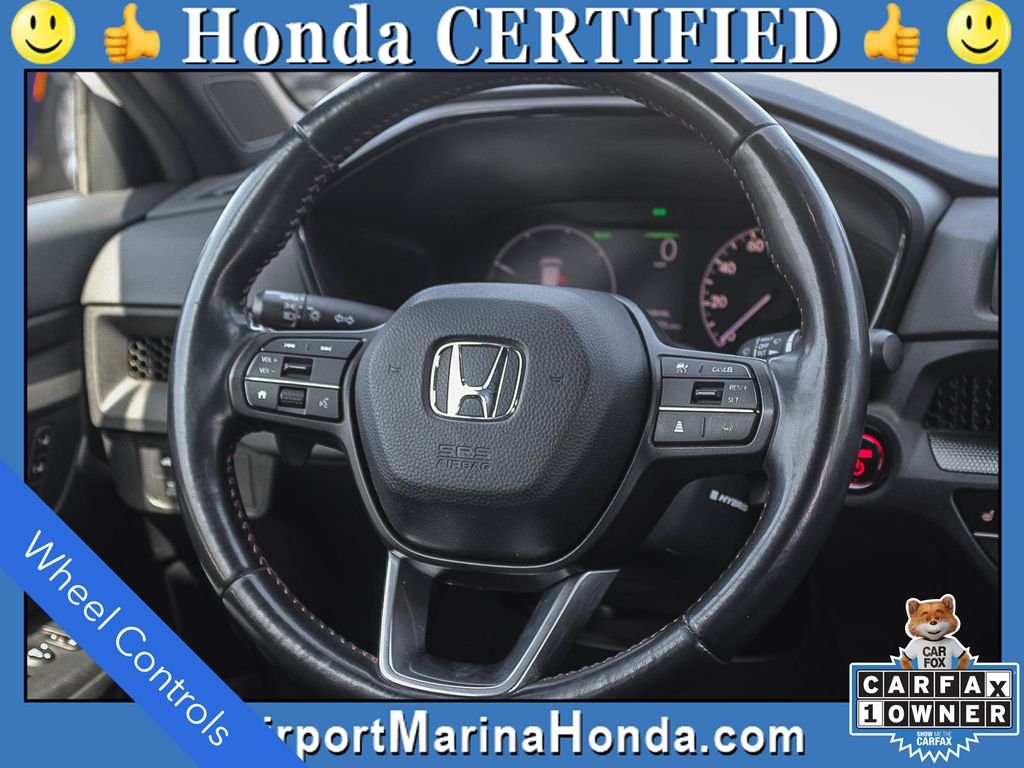 Certified Used 2024 Platinum White Pearl Honda HYBRID 2WD SPORT-L image 12