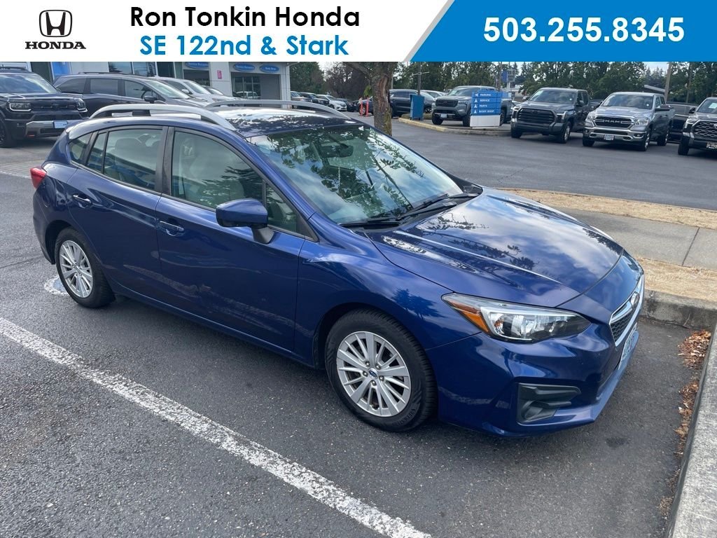 Used 2018 Lapis Blue Pearl Subaru 2.0i Premium image 1