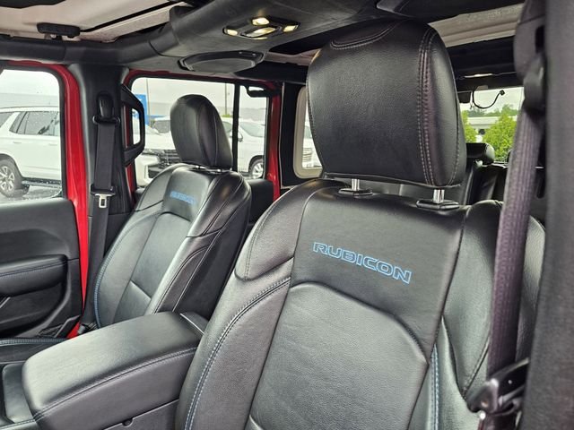 Used 2022 Red Jeep Unlimited Rubicon 4xe image 21