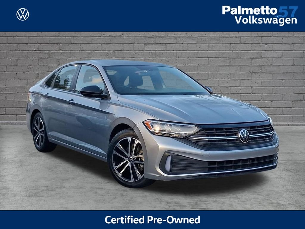 Certified Used 2023 Silver Volkswagen 1.5T Sport image 1