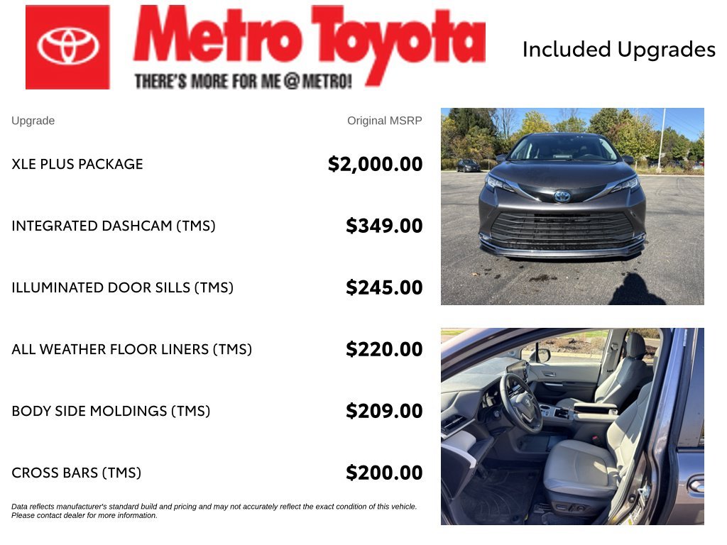 Certified Used 2022 Gray Toyota XLE image 4