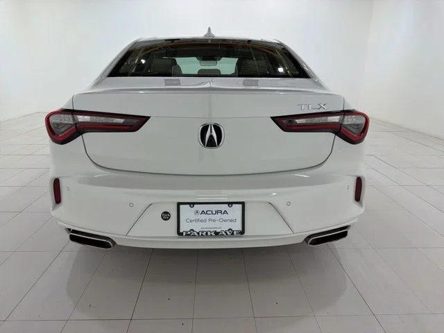 Certified Used 2025 Platinum White Pearl Acura TECH image 4