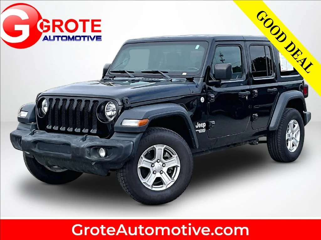 Used 2018 Black Jeep Unlimited Sport S image 1