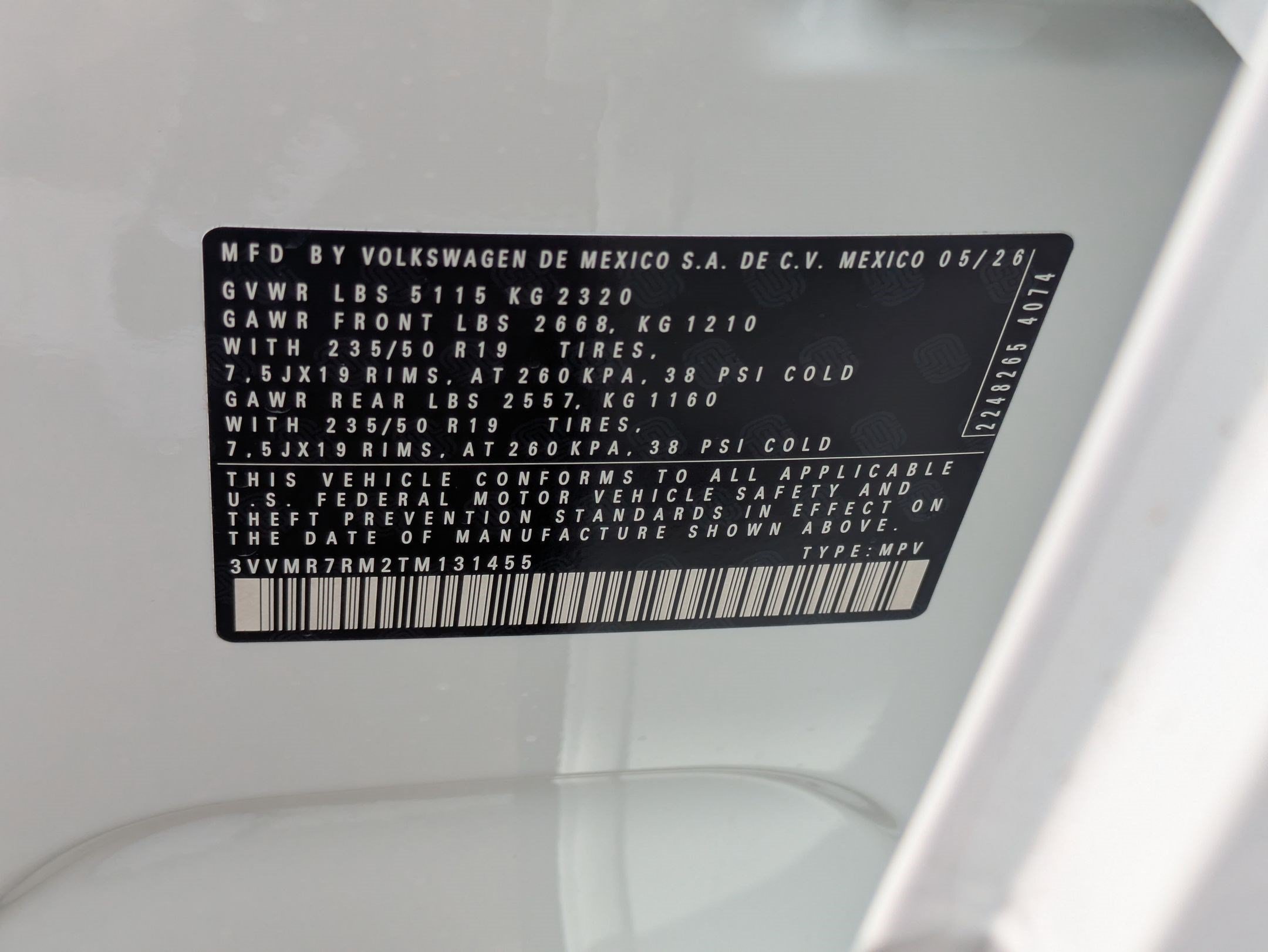 New 2026 Pure White Volkswagen SE image 17