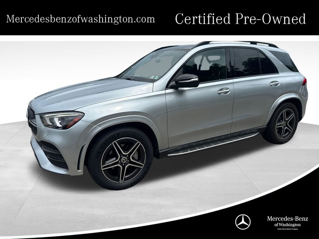 Certified Used 2022 Silver Mercedes-Benz GLE 350 image 1