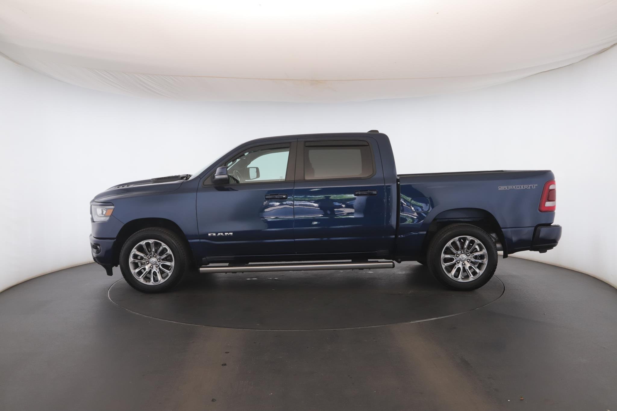 Used 2023 Patriot Blue Pearlcoat Ram Laramie 4x4 Crew Cab 5