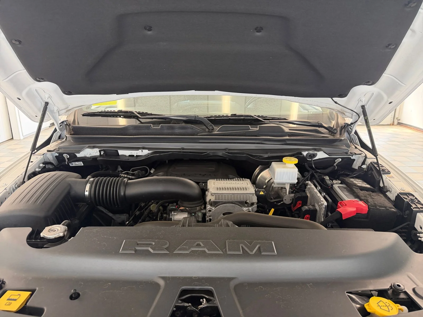 Used 2022 Bright White Clearcoat Ram Big Horn image 6
