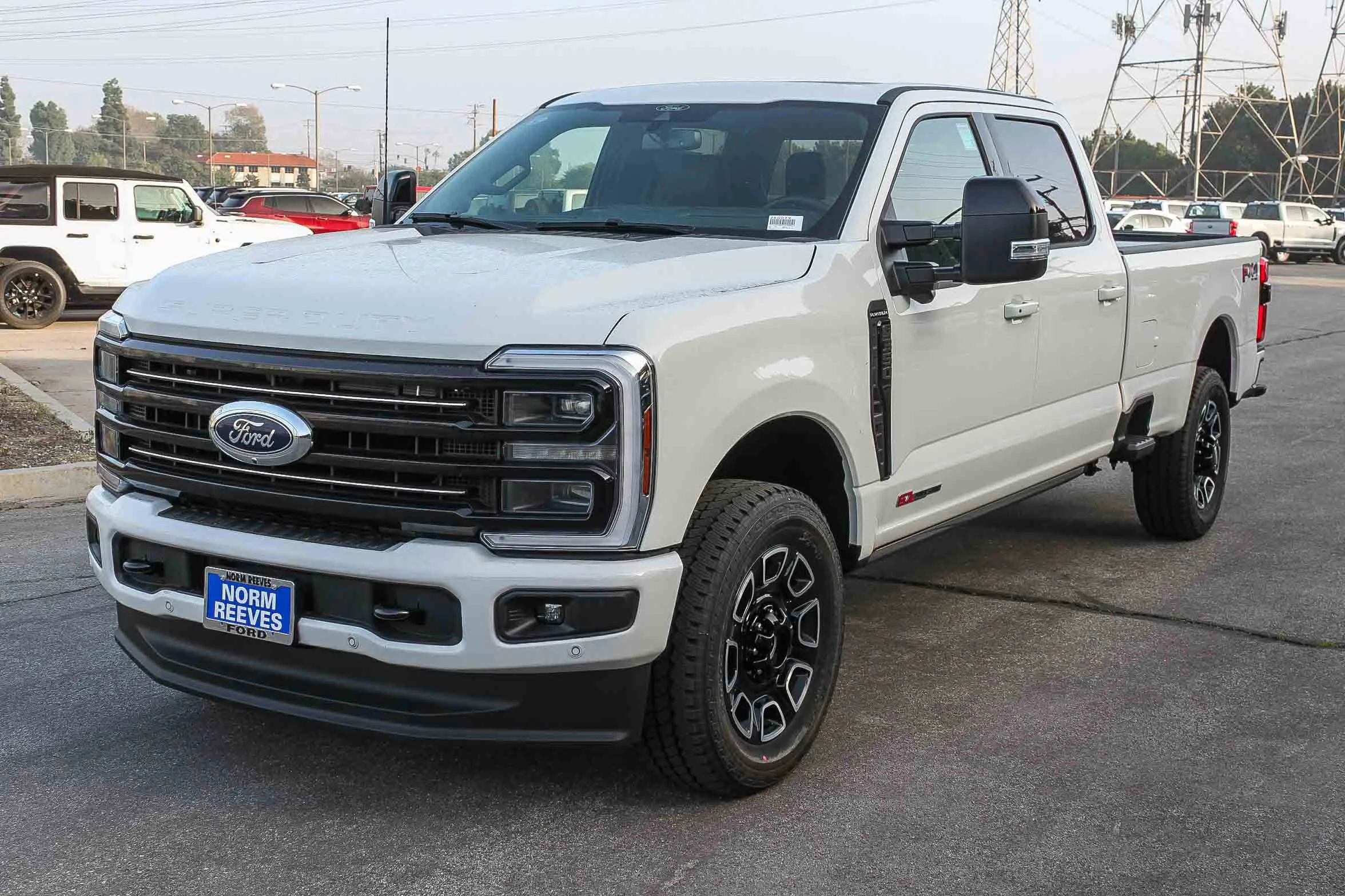 New 2026 Star White Metallic Tri-Coat Ford F-350® Platinum® image 3