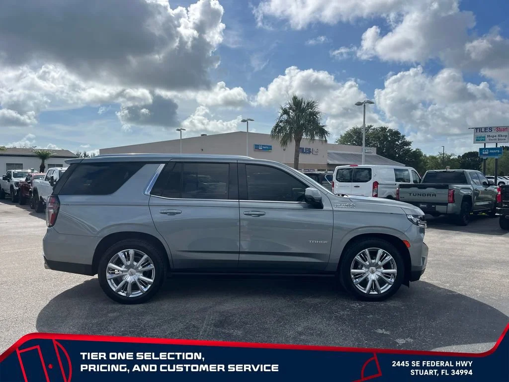 Used 2024 Sterling Gray Metallic Chevrolet High Country image 4