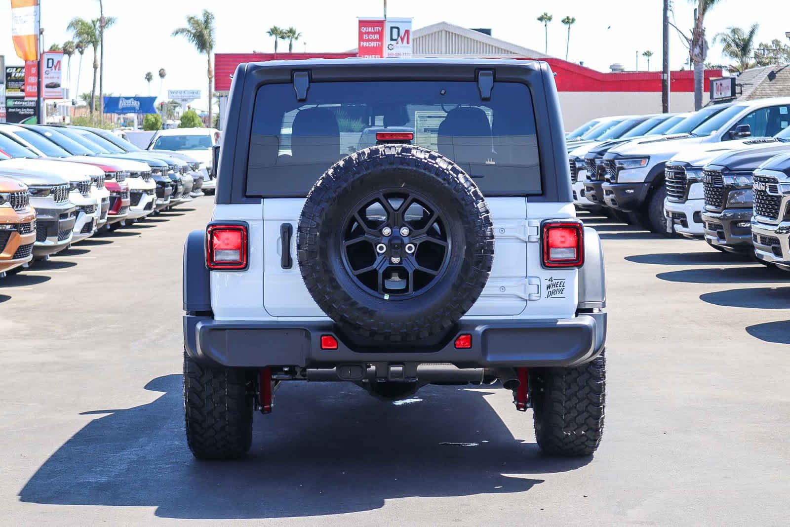 New 2026 Bright White Clear-Coat Exterior Paint Jeep Willys image 5