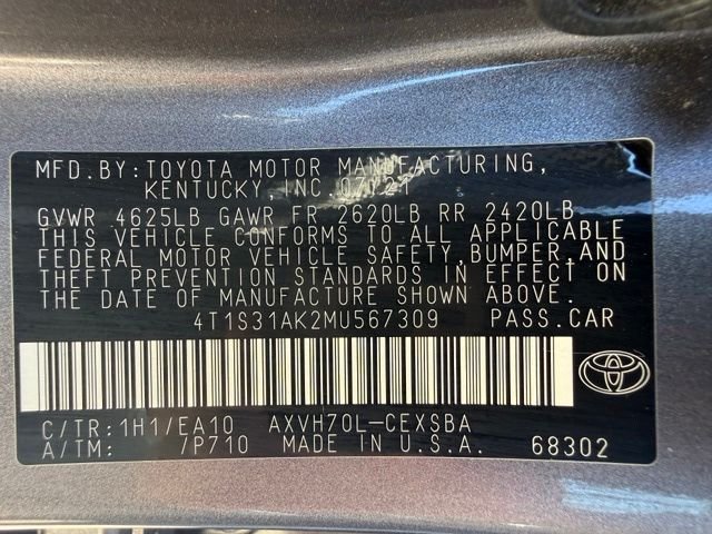 2021 Toyota Camry SE - Photo 45