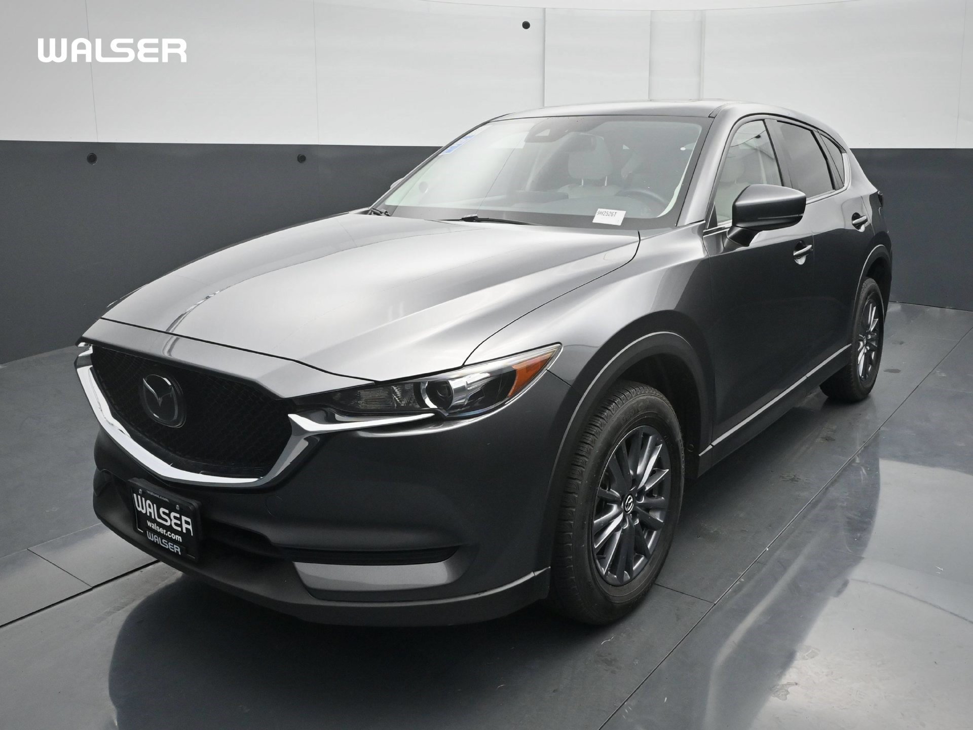 Used 2021 Machine Gray Metallic Mazda Touring AWD image 1