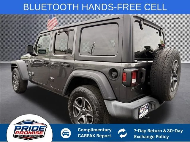 Used 2018 Gray Jeep Unlimited Sport S image 4