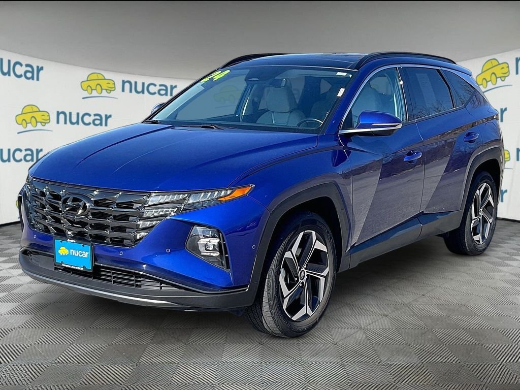 Used 2024 Intense Blue Hyundai Limited image 3