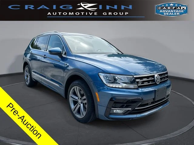 Used 2019 Blue Volkswagen 2.0T SEL R-Line image 1