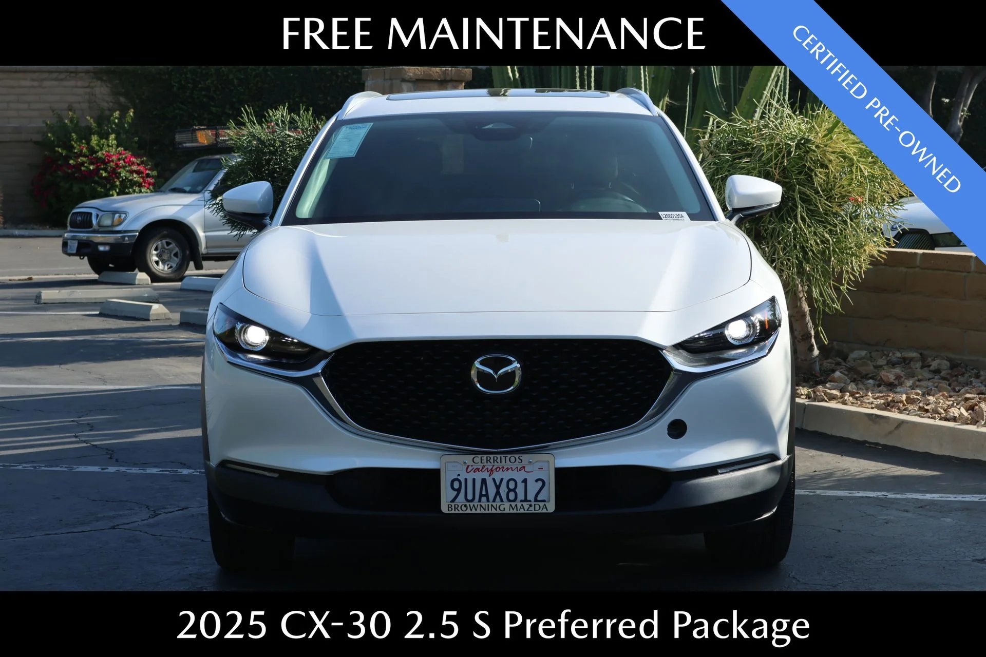 Certified Used 2025 White Mazda 2.5 S Preferred Package image 3