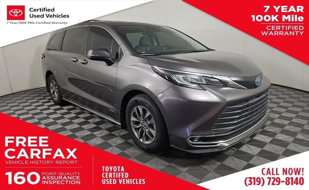Used 2021 Gray Toyota XLE image 1