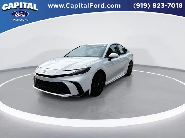 Used 2025 White Toyota SE image 4
