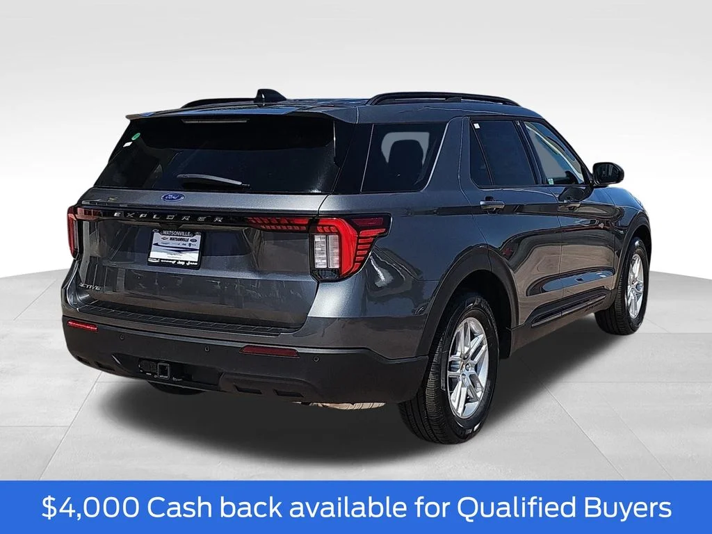 New 2026 Carbonized Gray Metallic Ford Active image 3