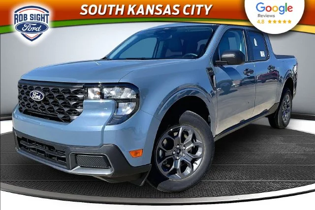 New 2026 Azure Gray Metallic Tri-Coat Ford XLT image 1