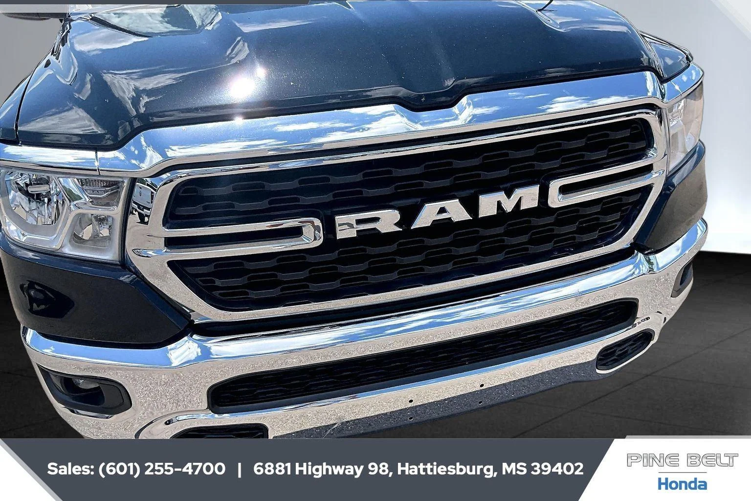 Used 2022 Diamond Black Crystal Pearlcoat Ram Big Horn image 21