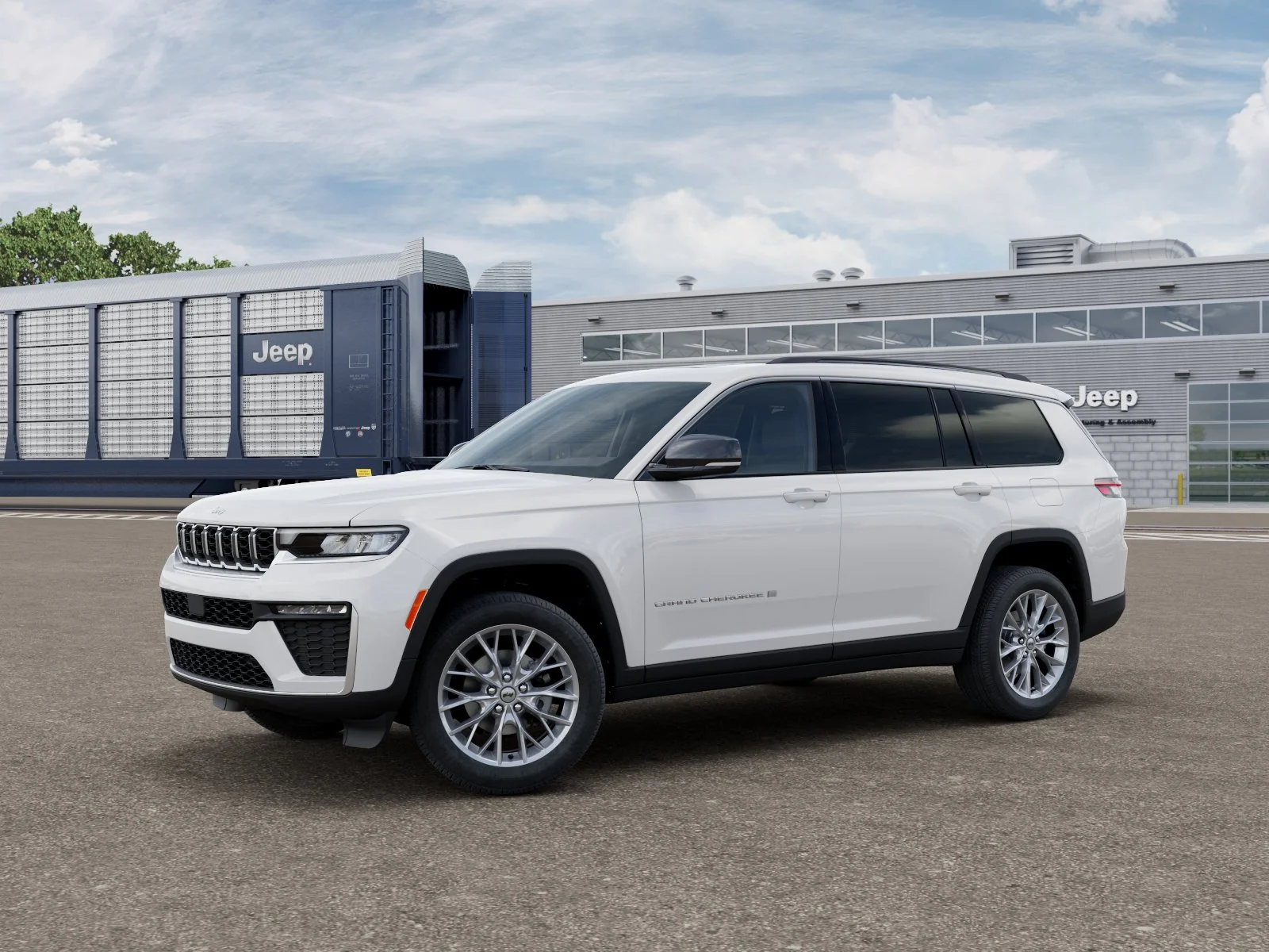 New 2027 Bright White Clear-Coat Paint Jeep Limited image 1