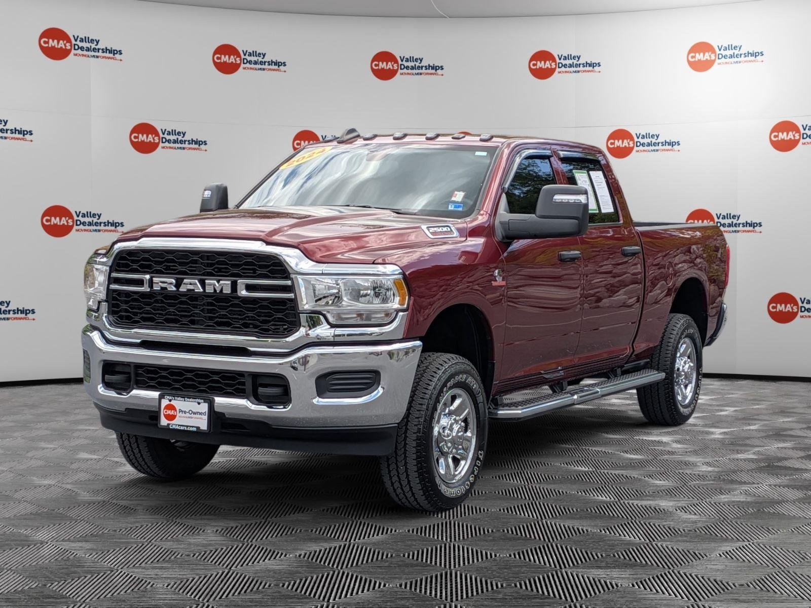 Used 2024 Delmonico Red Pearlcoat Ram Tradesman image 1