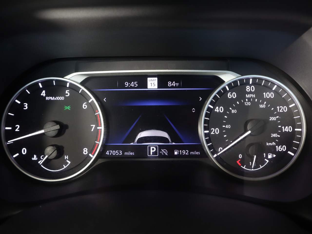 Used 2025 Atlantic Gray Metallic Nissan SV image 9