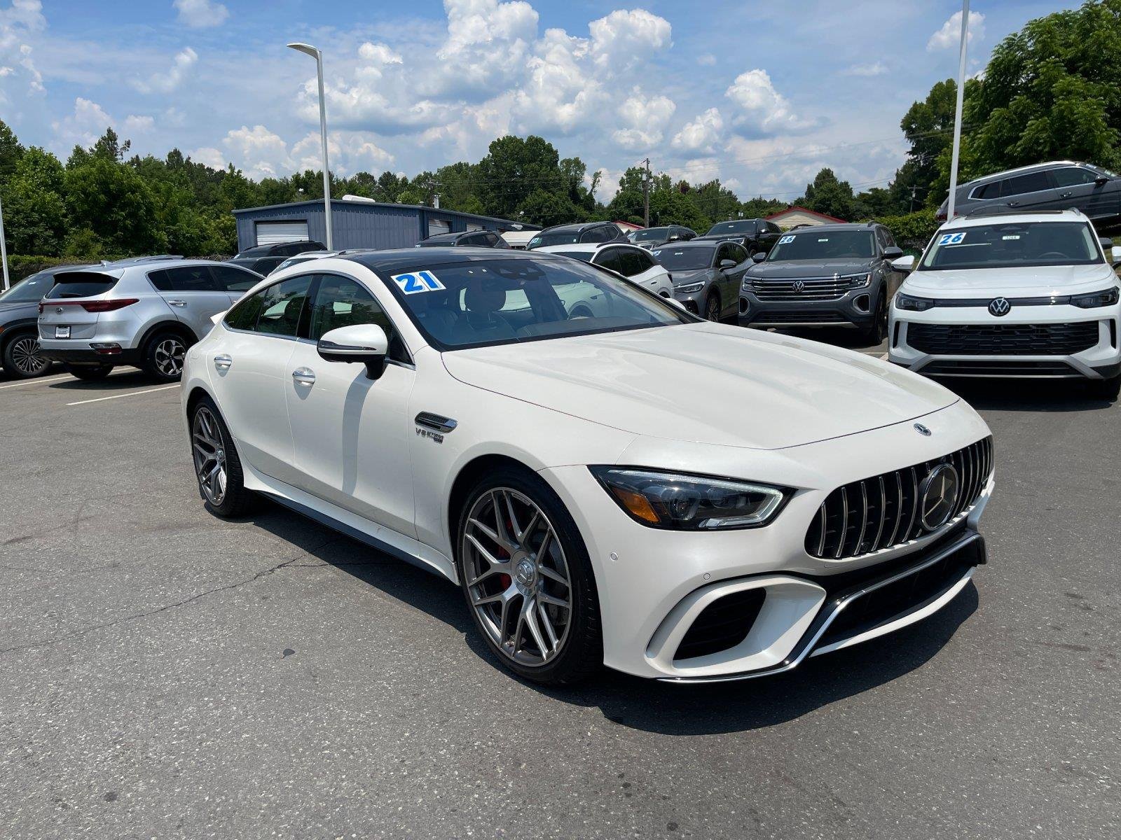 Used 2021 designo Diamond White Metallic Mercedes-Benz AMG® GT 63 image 7