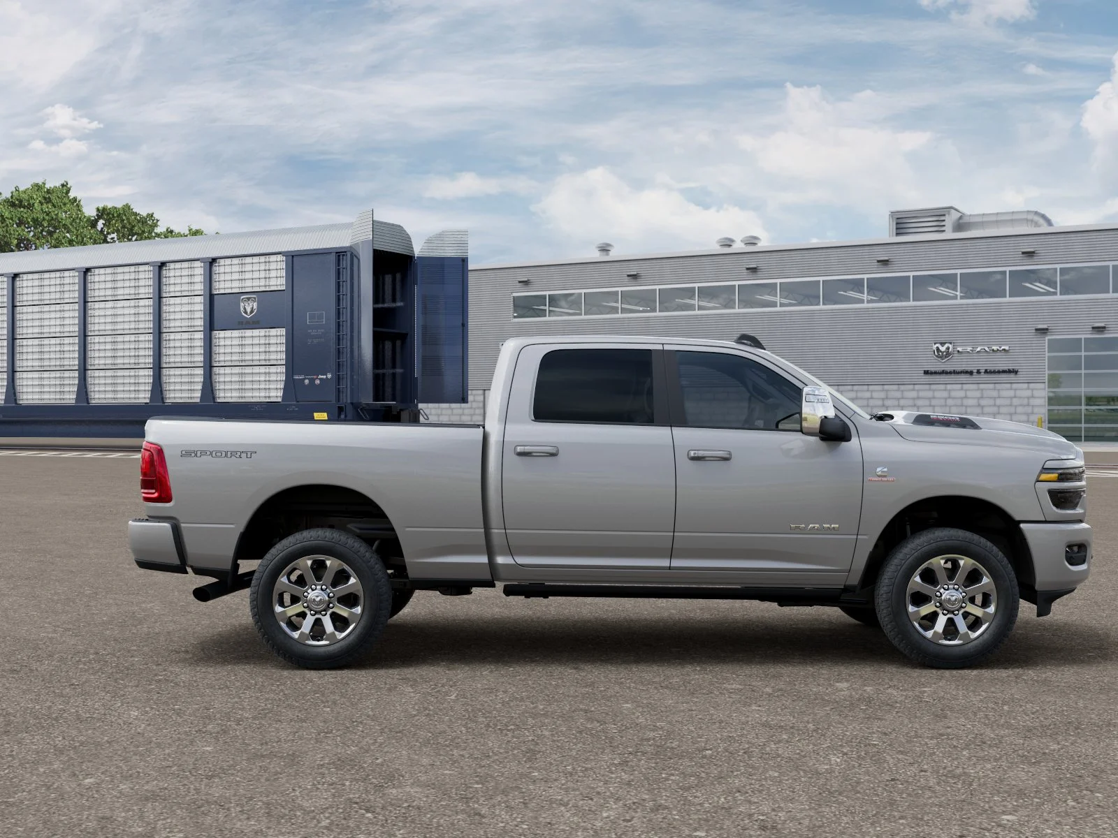 New 2026 Silver-Zynith Exterior Paint RAM LARAMIE image 12
