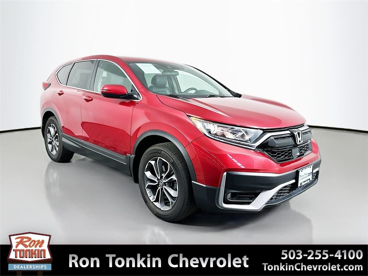 Used 2022 Radiant Red Honda EX image 1