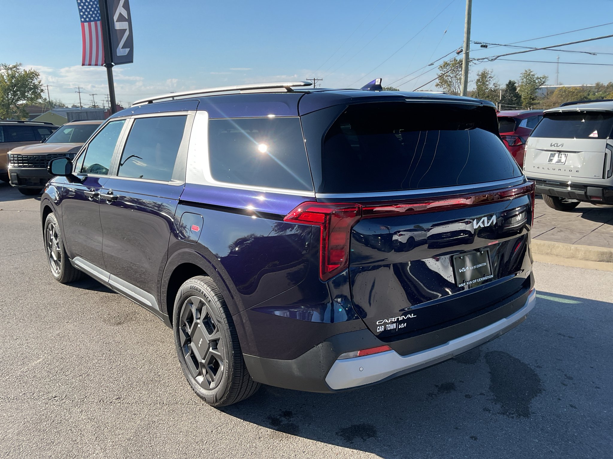 Used 2026 Deep Chroma Blue Kia EX image 7